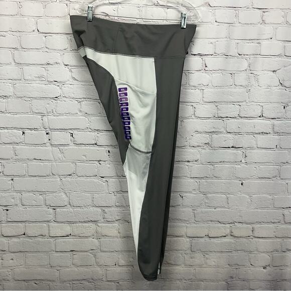 Active Life Leggings Women's Size XXL Gray/White Activewear Workout Exercise NWT - Picture 5 of 12